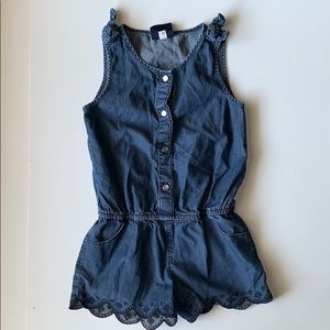 Denim romper